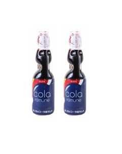 Напиток газированный Рамунэ Hata cola вкус колы 2 шт по 200 мл Hata ramune