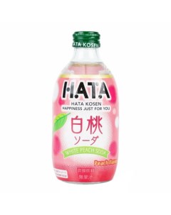 Газированный напиток со вкусом белого персика 0 3 л Hatasoda