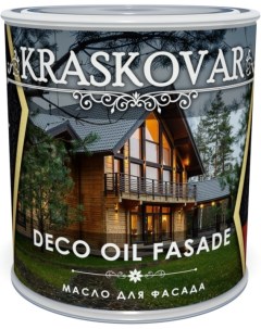 Масло для фасада Deco Oil Fasade Дуб 2 2л Kraskovar