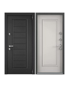 Дверь входная Torex для дома Snegir PRO 950х2050 правый терморазрыв серый белый Torex стальные двери