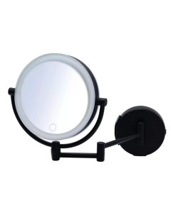 Зеркало косметическое Shuri с подсветкой 1x 5x увеличение черный Ridder