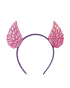 Ободок ангел розово фиолетовый Сима-ленд