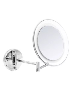 Зеркало косметическое Jasmin с подсветкой увеличение 5x USB батарейки хром Ridder