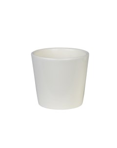 Кашпо Керамическое белое 10 см конус Студия-декор