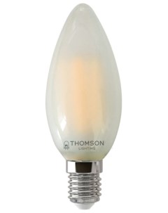 Лампа светодиодная TH B2343 филаментная свеча 5W 530Lm E14 6500K Frosted Thomson