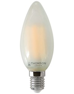Лампа светодиодная TH B2382 филаментная свеча 9W 895Lm E14 6500K Frosted Thomson