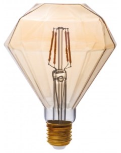 Лампа светодиодная TH B2196 DECO филаментная DIAMOND 4W 480Lm E27 125165 1800K gold Thomson
