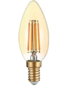Лампа светодиодная TH B2115 филаментная свеча 9W 855Lm E14 2400K gold Thomson