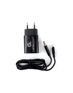 Зарядное устройство сетевое MP3A PC 36 2 USB 2 4A черный кабель 1м lightning Cablexpert
