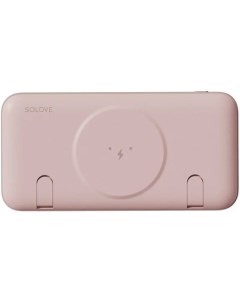 Аккумулятор внешний SOLOVE W10 Pink RUS 10000mAh Magnetic MagSafe 20W USB A Type C розовый Xiaomi