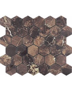 Мозаика Copper Slab Black 48 Hexagone mosaic 309x322 мм шт Velsaa