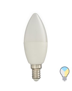 Лампа умная светодиодная Wi Fi Osram Smart Plus E14 220 240 В 5 Вт свеча матовая 470 лм изменение от Ledvance