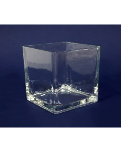 Подсвечник Стеклянный кубик 100x100 см стекло цвет прозрачный Evis
