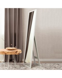 Зеркало декоративное напольное и настенное Альпы прямоугольное 40x160 см цвет белый Inspire