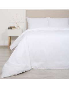 Комплект постельного белья полутораспальный бязь белый Melissa