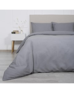 Комплект постельного белья полутораспальный бязь серый Melissa