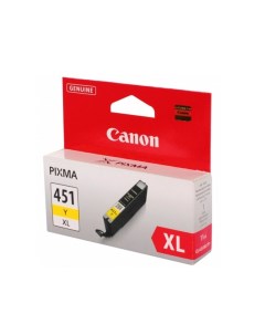 Картридж CLI 451Y XL Yellow 6475b001 Canon