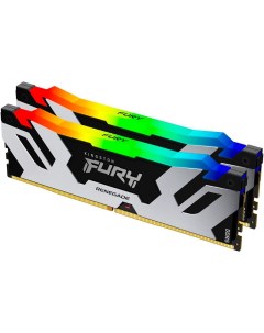 Модуль памяти Fury Renegade RGB XMP DDR5 DIMM 6400Mhz PC51200 CL32 64Gb 2x32Gb KF564C32RSAK2 64 Kingston