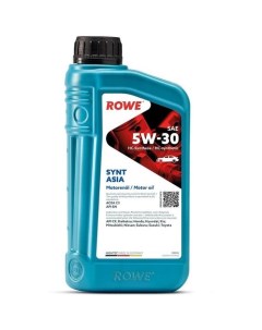 Моторное масло Hightec Synt ASIA 5W 30 1л синтетическое Rowe