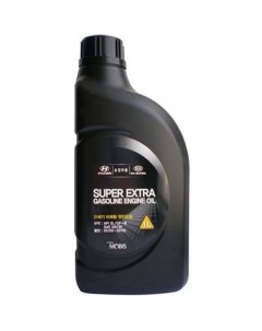 Моторное масло Super Extra Gasoline 5W 30 1л полусинтетическое Hyundai