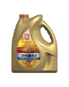 Моторное масло Люкс 10W 40 5л полусинтетическое Lukoil