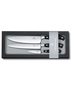 Набор кухонных ножей Forged Chefs 7 7243 3 черный Victorinox