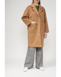 Пальто с накладными карманами прямого кроя Piombo