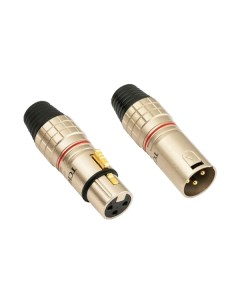 Разъемы и переходники XLR Plug Special NG Male female pair Red Tchernov cable