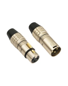 Разъемы и переходники XLR Plug Special NG Male female pair Black Tchernov cable