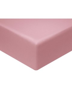 Простыня Моноспейс бузина на резинке На резинке Розовый Ecotex