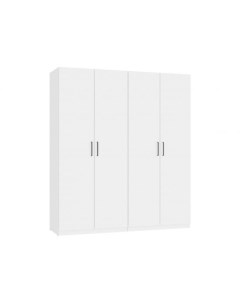 Распашной шкаф Сиена 229 3 60 см Прямые Белый 200 см Первый мебельный