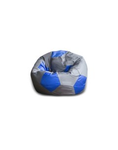 Кресло Мяч Серо Синий Dreambag