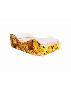 Кровать Леопард Пятныш Желтый 73 Бельмарко