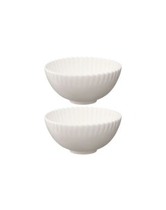 Набор из двух салатников белого цвета Kitchen Spirit Белый 16 Tkano