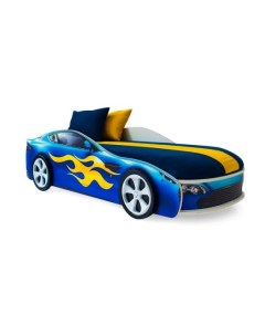 Детская кровать машина Бондмобиль Синий Бельмарко