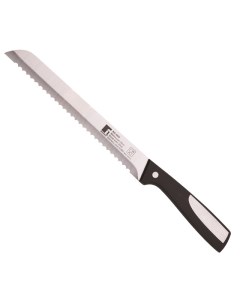 Нож Resa 20см для хлеба нерж сталь пластик Bergner