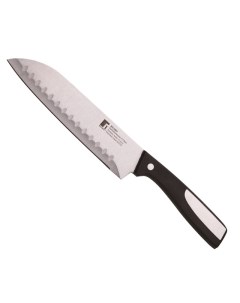 Нож Resa 17 5см сантоку нерж сталь пластик Bergner