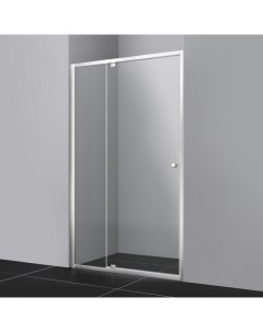 Душевая дверь Aula 11P 120x190 11P05 стекло прозрачное профиль хром Wasserkraft