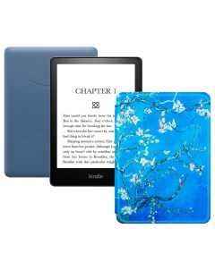 Электронная книга Kindle PaperWhite 2021 16Gb Special Offer Denim с чехлом Sakura Amazon