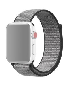 Ремешок для Apple Watch 1 6 SE нейлоновый 38 40 мм Серый Черный APWTNY38 50 Innozone