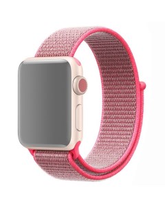 Ремешок для Apple Watch 1 6 SE нейлоновый 38 40 мм Ярко розовый APWTNY38 14 Innozone