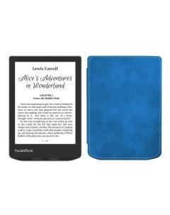 Электронная книга 629 Verse Bright Blue с чехлом ReaderONE Light Blue Pocketbook