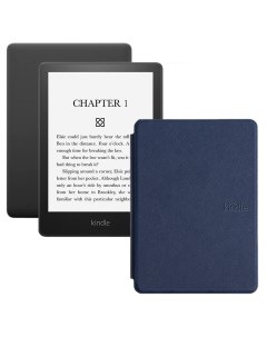 Электронная книга Kindle PaperWhite 2021 16Gb Special Offer с чехлом Blue Amazon