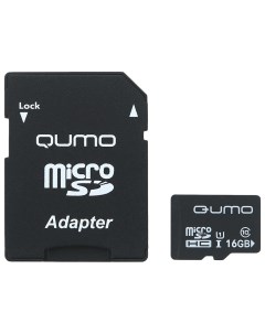 Карта памяти Micro SD QM16GMICSDHC10U1 16GB Qumo