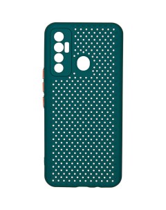 Чехол для TECNO CAMON 17 DOT green CAR SC TCCM17DTGN Carmega