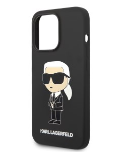 Чехол для iPhone 14 Pro с MagSafe Black Karl lagerfeld