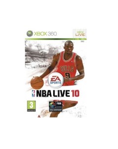 Игра NBA Live 10 Xbox 360 полностью на иностранном языке Медиа