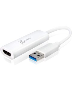 Адаптер USB to HDMI Multi Monitor Adapter JUA254 White J5create
