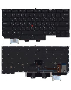 Клавиатура для Lenovo ThinkPad X1 Carbon G6 2018 Series p n SN20P38706 V160520CS1 черн Vbparts