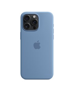 Чехол Silicone Case with MagSafe для iPhone 15 Pro Max Winter Blue MT1Y3 Apple